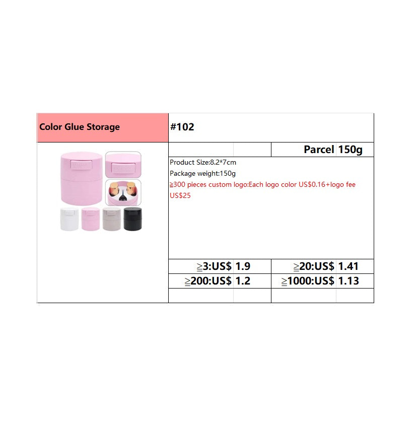 #102 Color Glue Storage