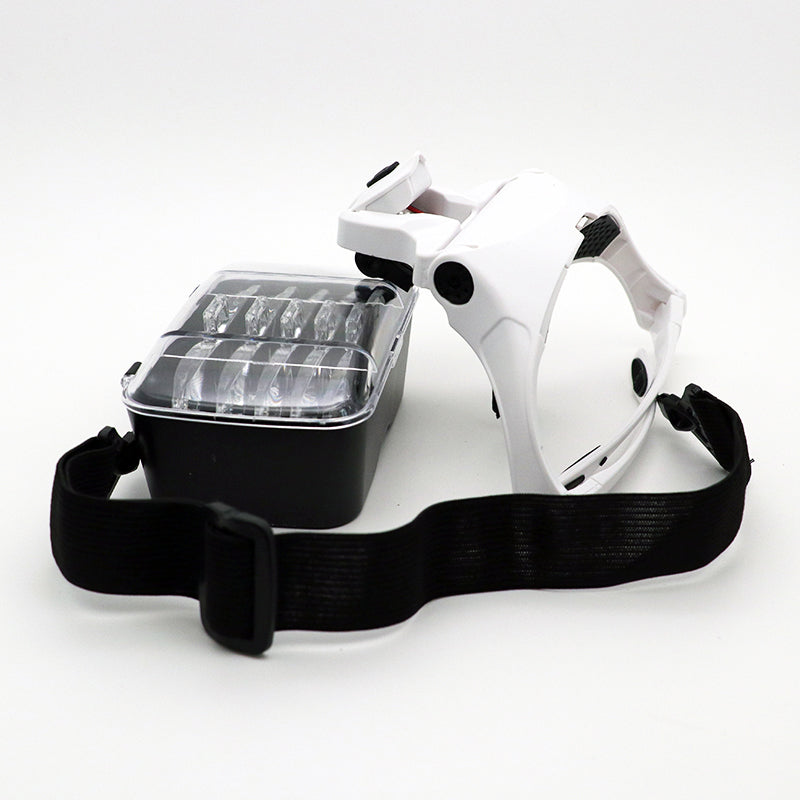 #150 Eyeglass type reading magnifier with light 9892B1