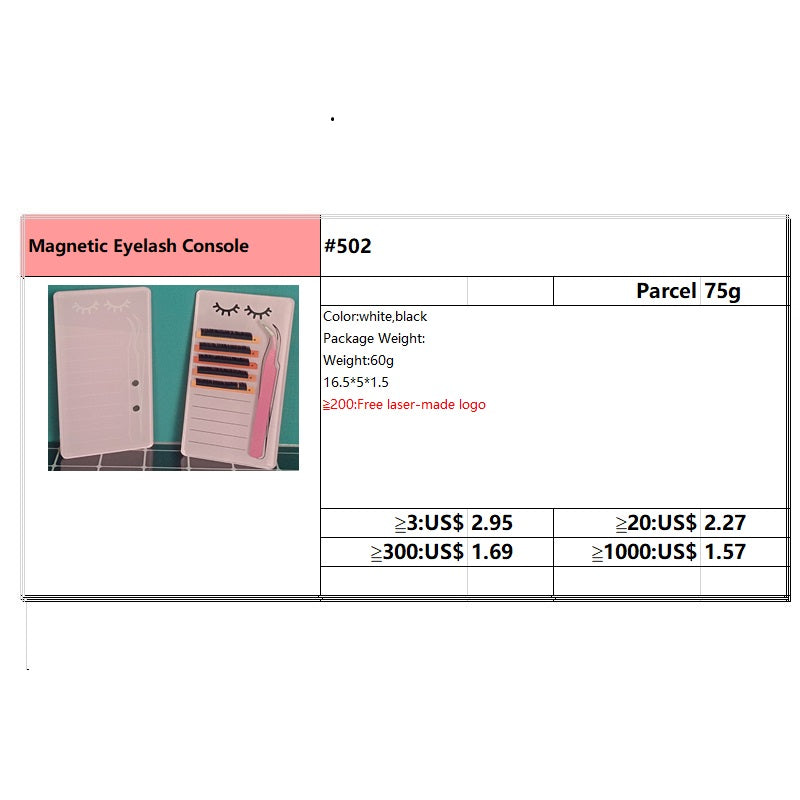 #502 Magnetic Eyelash Console