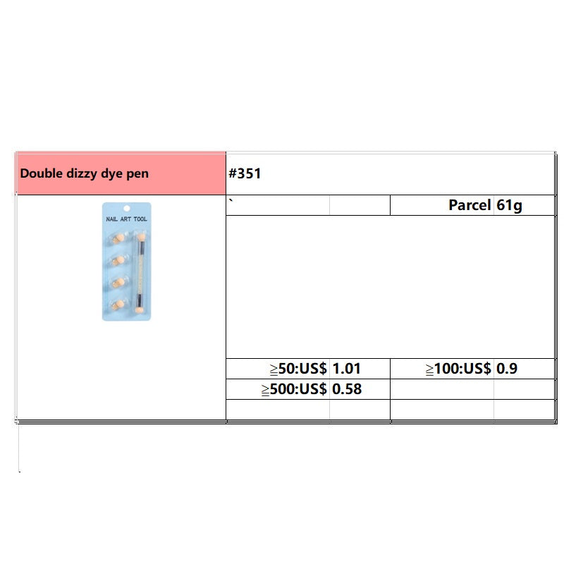 #351 Double dizzy dye pen