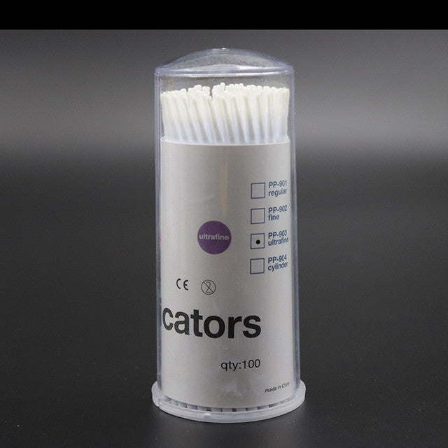 #018 100pcs Bottled micro brush