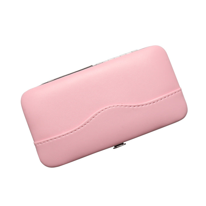 #112 tweezers Leather storage bag