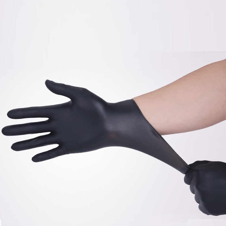 #290 100 (50 pairs) pure nitrile gloves and rubber gloves