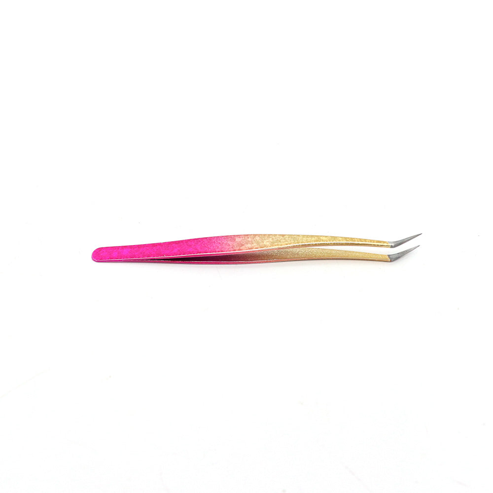 #687 Red and yellow gradient tweezers 45