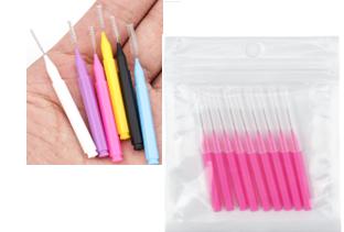 #667 10pcs Colorful Mini Eyebrow Brush Mini Eyelash Brush