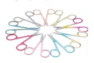 #699 Stainless steel colored scissors