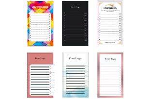 #434 Eyelash Extension Cardstock/Eyelash base card