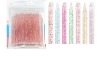 #428 100pcs Crystal Rod Nail Art Dotting Stick