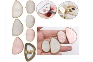 #652 Nail Art Palette Rings