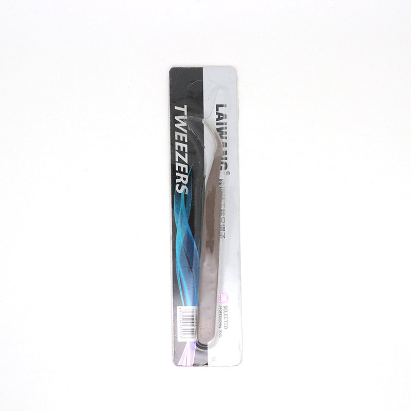 #176 Rubber paint Stainless steel color tweezers22