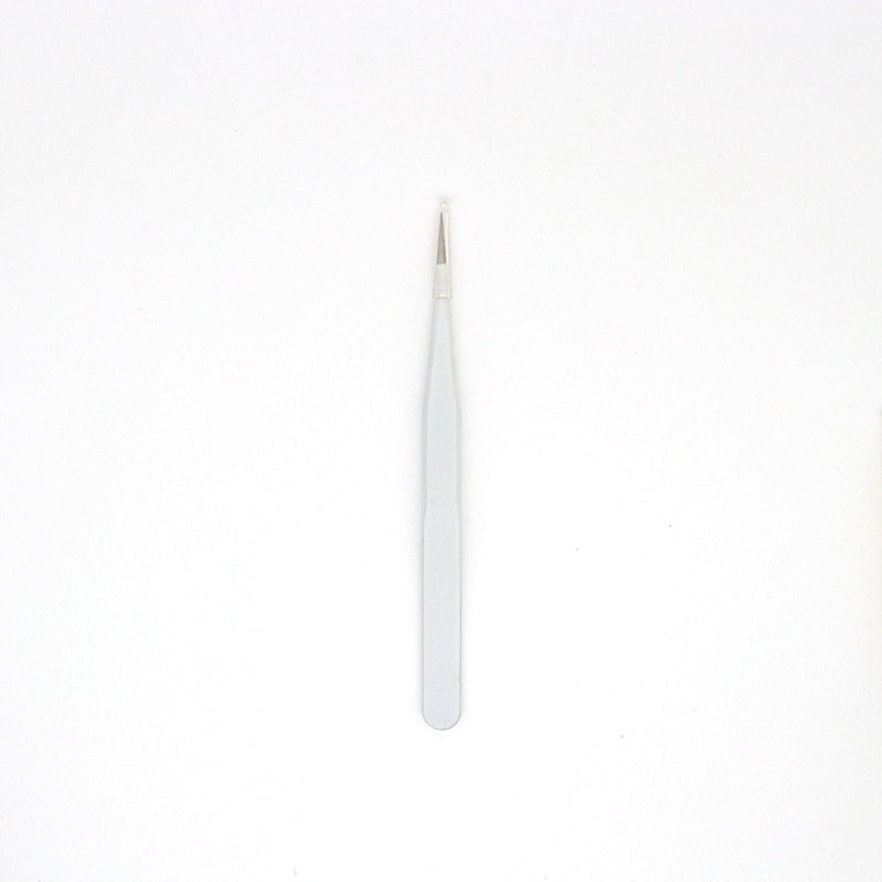 #176 Rubber paint Stainless steel color tweezers22