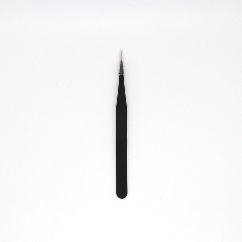 #176 Rubber paint Stainless steel color tweezers22